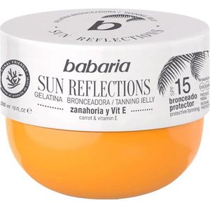 Babaria - Tanning Jelly Sun Reflections - Beschermende Gel - SPF 15 - 300 ml