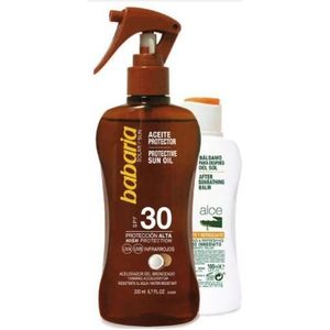 Sun Protection Set Babaria Spf 30 2 Pieces