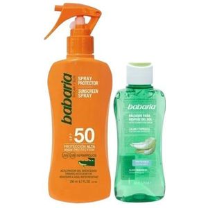 Babaria - Zon Protector Spray - SPF 50 - 100 ml - Aloë Vera