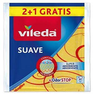 Vileda Suave - handdoeken van 30% microvezel - 2 stuks + 1 gratis