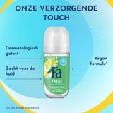 Fa - Deoroller - Caribbean Lemon - 6 x 50 ml - Voordeelverpakking