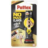 Pattex Geen ClickFix nagels meer, eenvoudig te gebruiken montagelijm, gebruiksklare secondelijm, voorgedoseerde sterke lijm voor doe-het-zelvers, 1 x 30 g, 20 blikjes, wit (2312987)