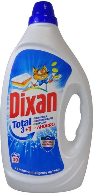 Dixan - Total - Vloeibaar Wasmiddel - 1,5L - 30 Wasbeurten