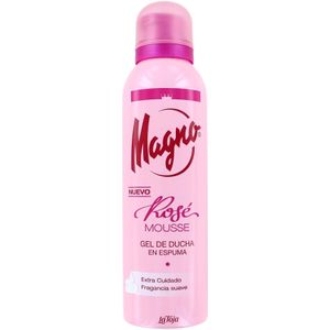 Magno Rosé Mousse – Douchegel in Schuim – Extra Verzorging – Zachte Geur – 200 ml