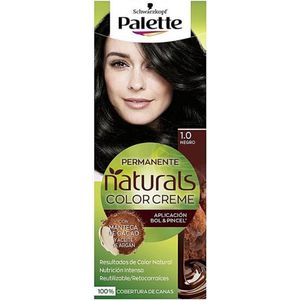 Schwarzkopf Palet Naturals – kleur 1 zwart – permanente kleuring zonder ammoniak, natuurlijke kleurresultaten