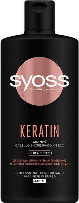 Syoss - Keratine Shampoo - Voor Kroezend en Droog Haar - Met AMINO COMPLEX