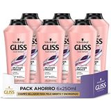 6x Gliss-Kur Shampoo - Split Hair Miracle 250 ml