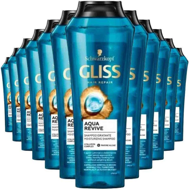 Gliss - Aqua Revive - Shampoo - 400 ml