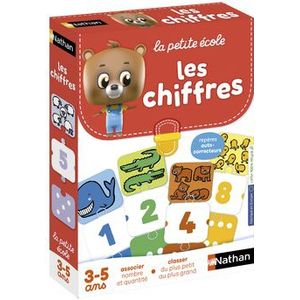 De cijfers NATHAN multi-gekleurd