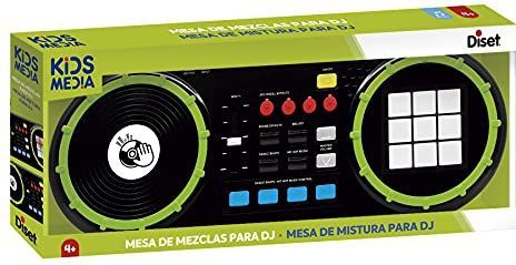 Diset DJ Mixer, mixer voor het experimenteren met muziek en geluid voor kinderen vanaf 4 jaar