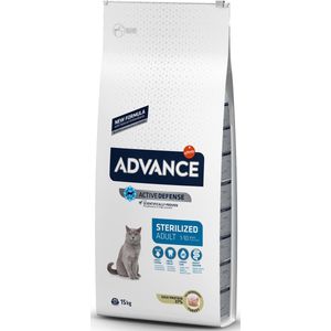 15kg Advance Sterilized Turkey Kattenvoer