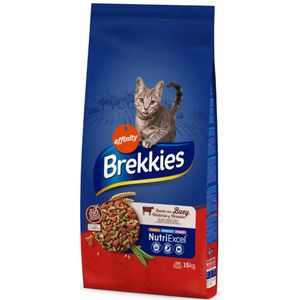 2x15kg Brekkies Rund Kattenvoer
