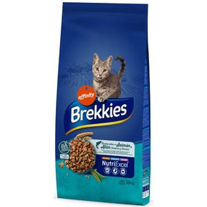 3kg gratis! Brekkies droog kattenvoer 12 + 3 kg - Vis Kattenvoer (15kg)