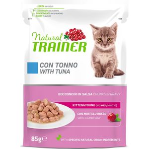 24x85g Tonijn Kitten & Young Natural Trainer natvoer voor kittens