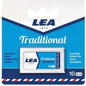 Lea Traditional Cuchillas Doble Filo - 10 unidades