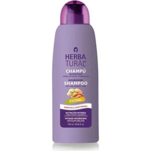 Voedende Shampoo Herbatural Panthenol Keratine (750 ml)
