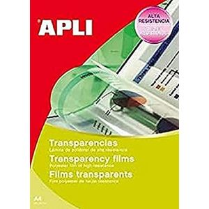 APLI 1062 - Tapless transparanten voor laser 100 vellen