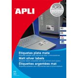 Adhesive labels Apli 01227 105 x 148 mm White 20 Sheets