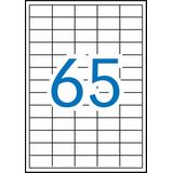 Apli 1283 - Multifunctioneel Label - Wit - 100 Vellen - 38x21.2 Mm