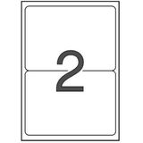 Apli - Stickers/Etiketten - Wit - A4 - 100 Lakens