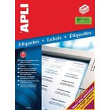 Apli - Witte Etiketten - Doos van 250 Vel - A4 - FSC-gecertificeerd