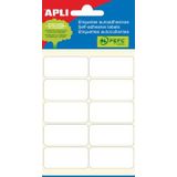 Apli witte etiketten ft 19 x 40 mm (b x h), 60 stuks, 10 per blad (2676)