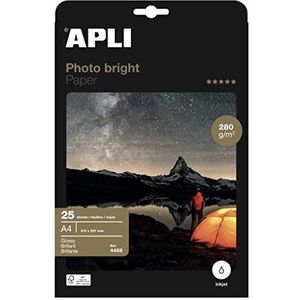 agipa 4458 fotopapier bright PRO, DIN A4, 280 g/m², hoogglanzend