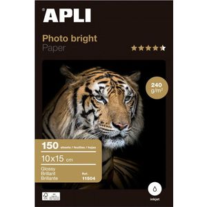 APLI - Photo Bright - Fotopapier - Glanzend - 240 g/m² - 150 Vellen