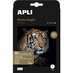 APLI Photo Bright - Fotopapier / Fotokaarten 13 x 18 cm