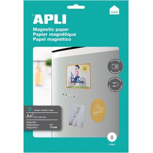 Magneetpapier - A4 - 650 g/m² - Geschikt Voor Inkjetprinters - 3 Vellen