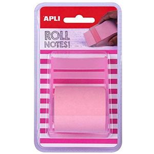 APLI 18192 Sticky Note Dispenser Rol 50 mm x 8 m Pastelroze