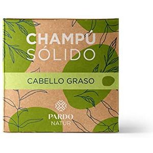 Pardo Natur Vaste shampoo voor vet haar, grondige en duurzame reiniging, natuurlijke ingrediënten, 60 g