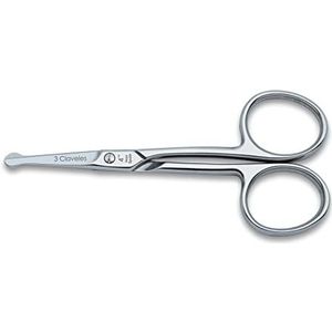 3 Claveles 12044 - babyschaar, gebogen, roestvrij, 4