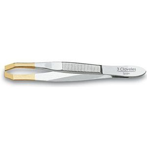 3 Claveles 12245 pincet, pincet, krab, kant goud 8 cm