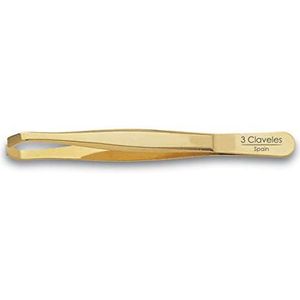 3 Claveles - Enthaaringpinzetten - Gold - 9 cm
