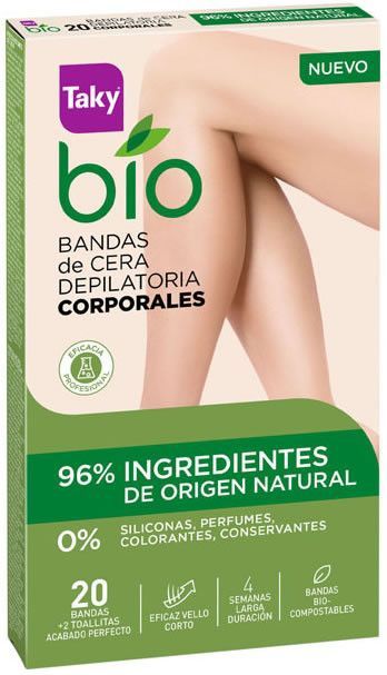 Ontharingspads Lichaam Bio Natural Taky (20 uds)
