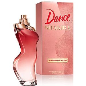 Shakira Perfumes - Dance Midnight Muse - Eau de toilette voor vrouwen - Long Lasting - Femenine, Romantic and Charming Fragance - Bloemen, Fruit en Vanilla Notes - Ideaal voor Day Wear - 80 ml
