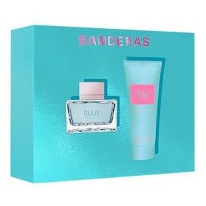 Antonio Banderas - Blue Seduction cadeauset voor dames EDT 50 ml + lichaamsmelk 75 ml - Langdurig - Frisse en vrouwelijke geur - Bloemen- en waternoten - Ideaal voor de dag