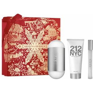 Set mit Damenparfüm Carolina Herrera 212 NYC FOR HER 3 Stücke