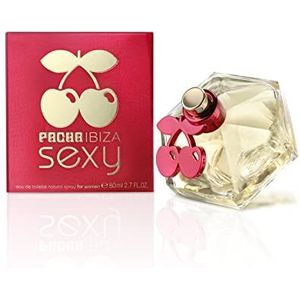 Pacha Ibiza Perfumes Queen Sexy Eau de Toilette voor dames, langdurig, charmant, elegant en sexy, bloemige, fruitige en karamelnoten, ideaal voor de dag, 80 ml