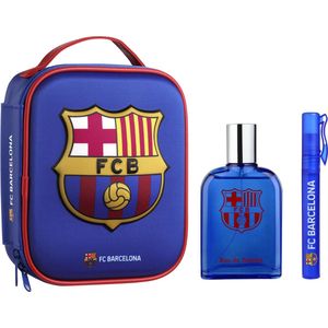 FC Barcelona Geschenkset - Eau de Toilette & Parfumpen - Met Toilettas