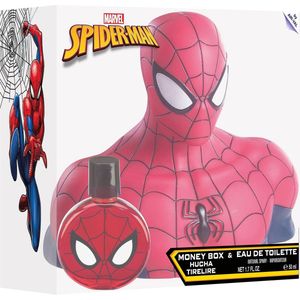 Spider-man Gift set Money Box 3D Figure + EDT