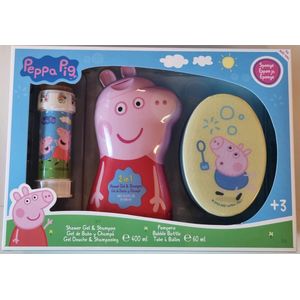 Peppa Pig - Body and Hair Gift Set - Badset - 400 ml - Kinderdouchegel