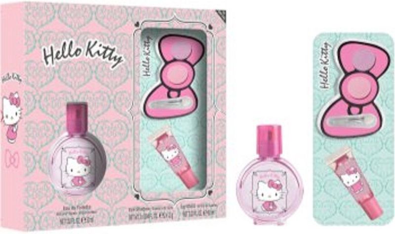 Hello Kitty - Beauty Set - Geschenkset - Kinderen - Inclusief Lipgloss en Oogschaduw