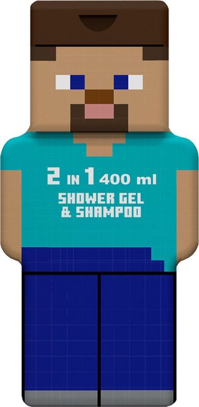 Minecraft douchegel & shampoo 2D