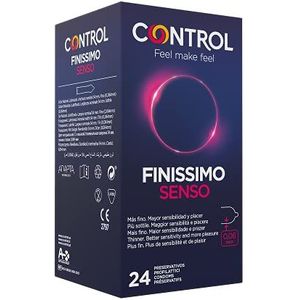 CONTROL Senso condooms, 24 extra dunne condooms, lengte 190 mm en breedte 54 mm
