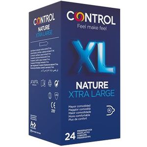CONTROL Nature XL condooms voor meer comfort, 57 mm breed, 24 stuks