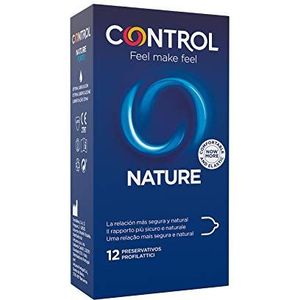 Control Nature condooms, condooms, natuurlijk plezier, gesmeerd, perfect aanpassingsvermogen, veilige seks, 12 stuks