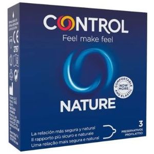 CONTROL - ADAPTA NATURE - Condooms - Transparant - 3 Stuks
