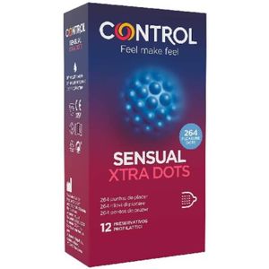 Control «SENSUAL Xtra Dots» 12 Kondome mit 264 Noppen f&#252;r die Rundum-Stimulation